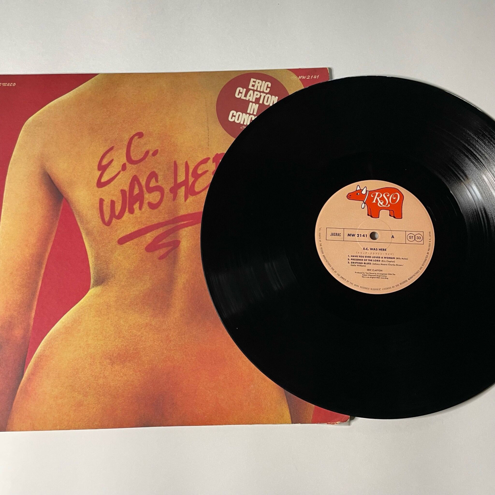 Винтажная виниловая пластинка LP Eric Clapton E.C. Was Here (Japan 1975) (No Obi) Have You Ever Loved A Woman