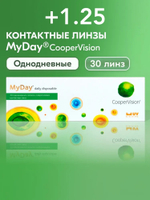 Однодневные контактные линзы MyDay daily disposable (уп. 30 линз)