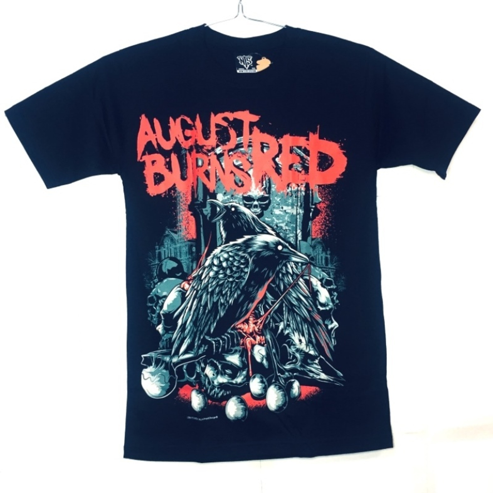 Футболка тайланд August Burns Red Принт "Вороны" (XS)