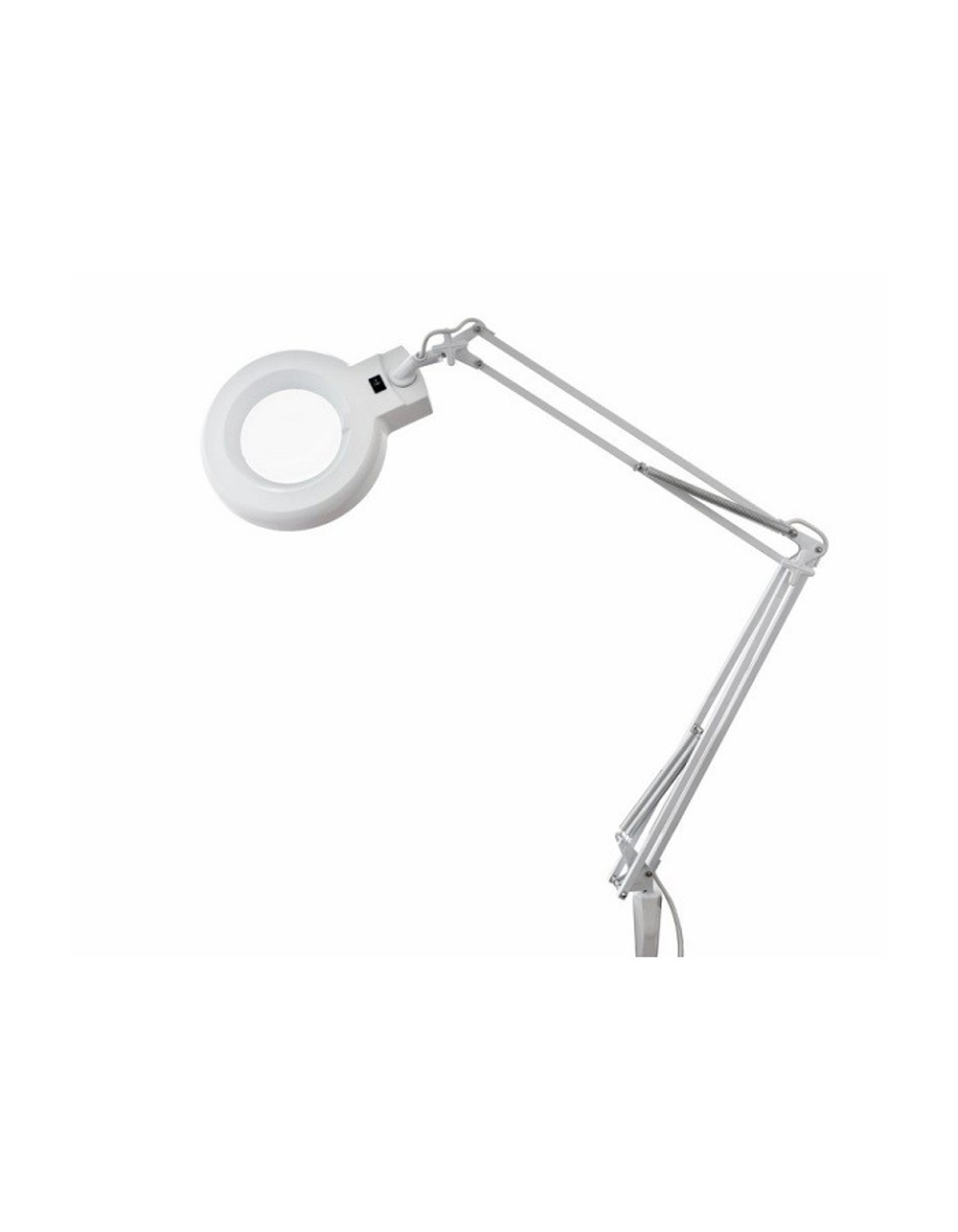 Rexant 31-0531 Лупа на струбцине  , круглая, 3D, с подсветкой 60 LED, сенсорный регулятор яркости, белая