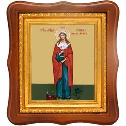 Иулиания Никомидийская святая мученица. Икона на холсте.