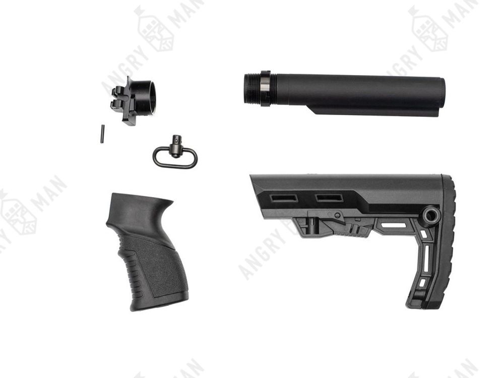 Комплект: Телескопический приклад для складных ВПО, без завышения на базе Alpha, K.Arma