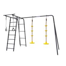 ROMANA Полянка Плюс 2 (антрацит) (с качелями Диск)