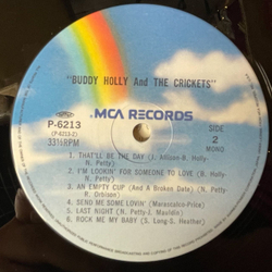 Винтажная виниловая пластинка LP Buddy Holly and The Crickets (Japan 1985) (No Obi)