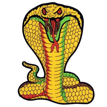 Нашивка Кобра (размер 140х185 мм)