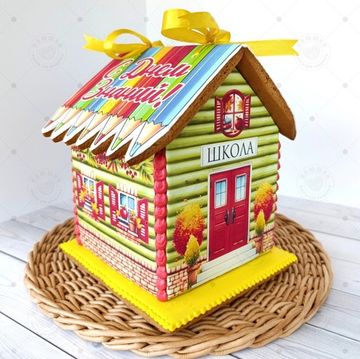 Школьный пряничный домик на День знаний