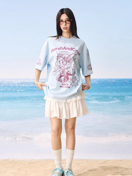Футболка HARSHandCRUEL "Emo Angel" Oversized Tee