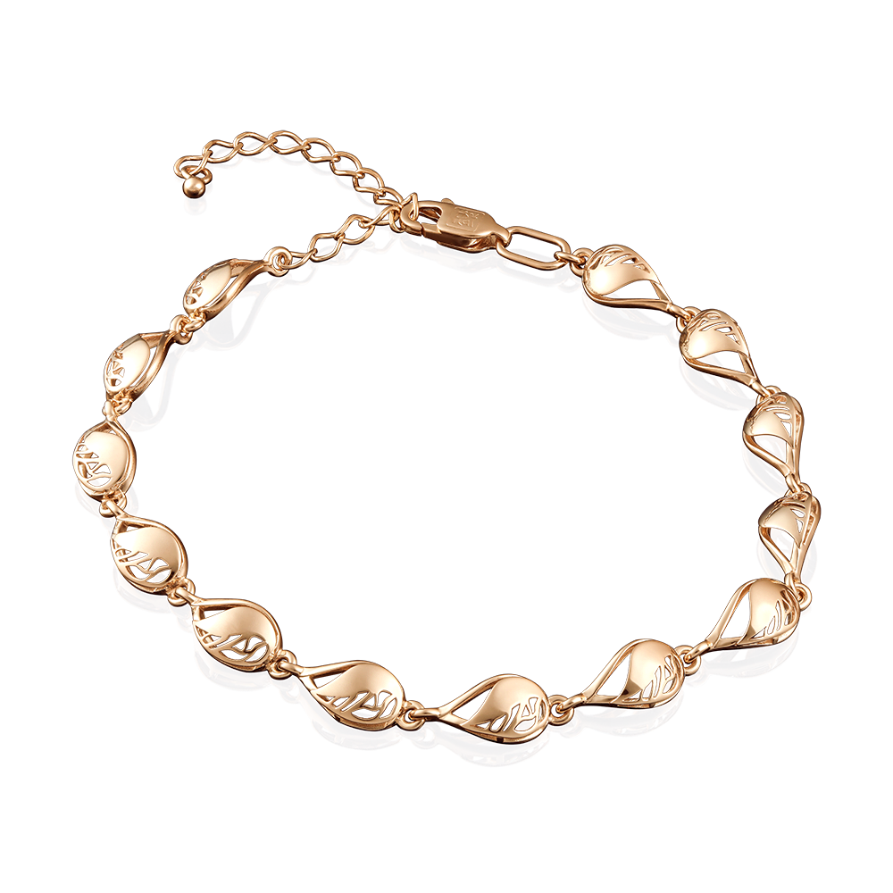 Браслет из красного золота