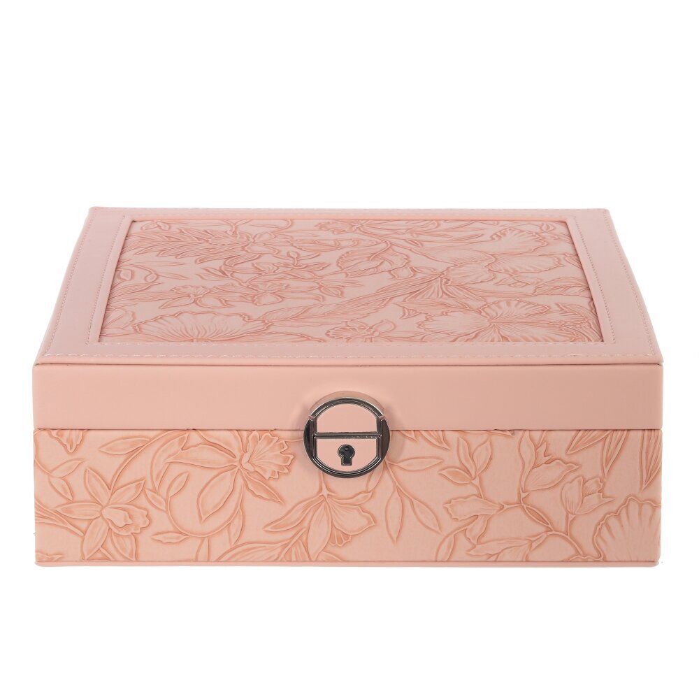 GAEM Шкатулка для украшений с дорожным футляром, L25 W25 H9 см