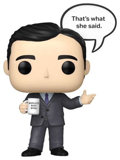 Фигурка Funko POP! TV The Office S11 Michael Scott (That`s what she said) (1773) 86428 / Фигурка Фанко ПОП! по мотивам сериала "Офис", Майкл Скотт