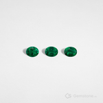 Изумруд, Овал, 3 шт / 3,08 карат, Колумбия