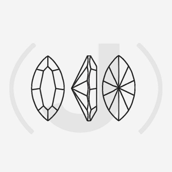 Кристалл Маркиз (Marquise Fancy Stone), оттенок "Тихоокеанский Опал"/"Pacific Opal", 15*4мм