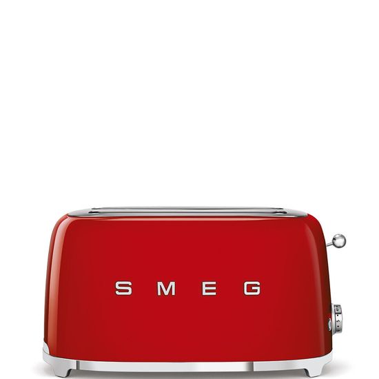 Тостер на 4 ломтика Smeg TSF02RDEU , красный