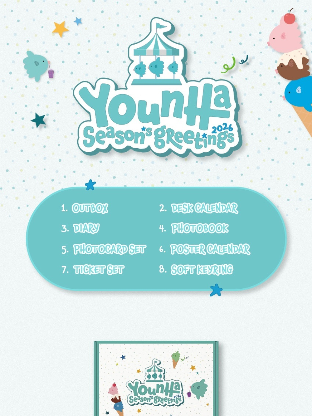 товары YOUNHA - 2026 SEASON'S GREETINGS