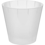 Горшок для орхидей D160 мм, 1,6л с дренажной вставкой (белый перламутр) (комплект 16 шт)