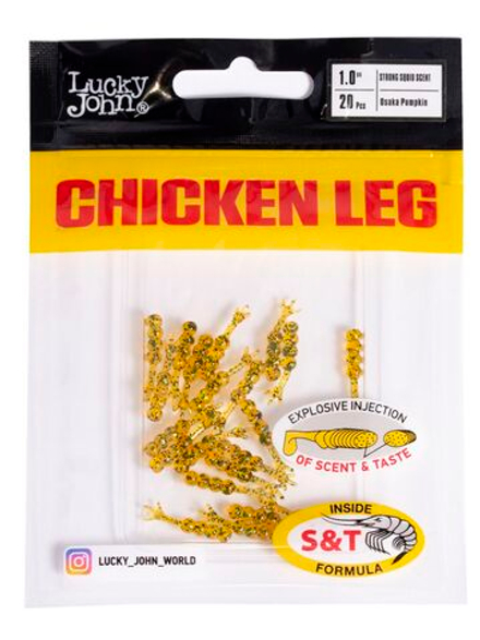 Слаги съедобные искусственные LJ Pro Series Chicken Leg 1,0in (02.54)/PA19 20шт.