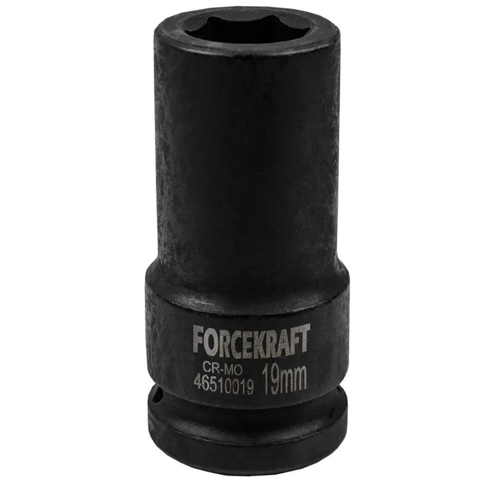 Головка ударная глубокая 3/4'', 19мм (6гр.) FORCEKRAFT FK-46510019
