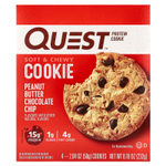 Quest Nutrition, протеиновое печенье, арахисовая паста и шоколадная крошка, 4 пакетика по 58 г (2,04 унции)