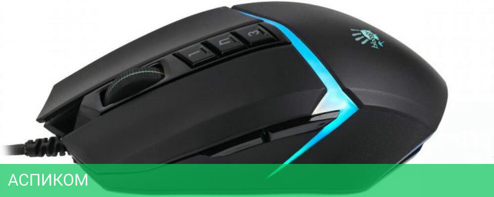 Мышь A4Tech Bloody W60 Max черный