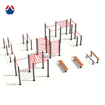 Площадка Воркаут Комплекс 14000мм х 12000мм