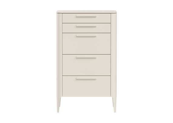 Комод Type высокии? 5 ящиков (молочный)