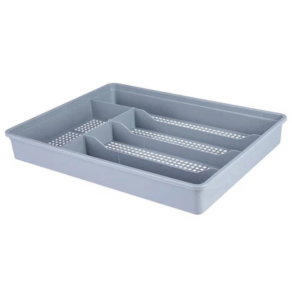 Лоток для столовых принадлежностей, серый
