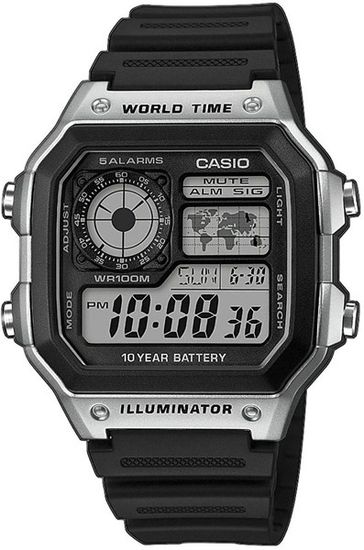 Электронные часы Casio AE-1200WH-1CVEF