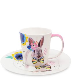 Stechcol SL-09 Кружка с дес. тарелкой «Банни»