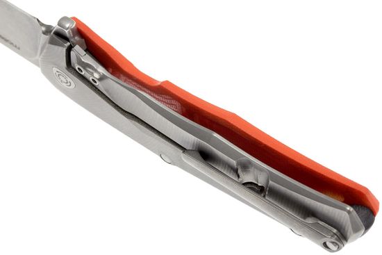 Складной нож Lion Steel "T.R.E." L/TRE-GOR c клинком из стали Böhler M390 Microclean®, рукоять титан / G10