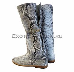 Сапоги из кожи питона SH-104