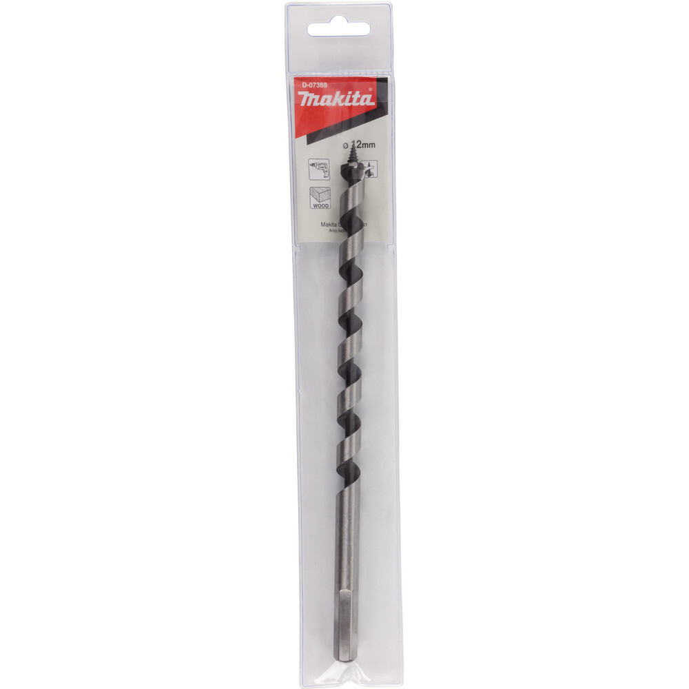 Сверло Makita по дереву   12*250 спиральное   D-07369