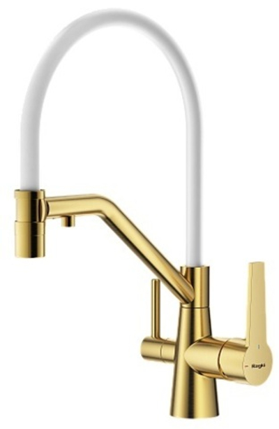 Смеситель для кухни со съемным изливом на магните и подключением фильтра питьевой воды R80.62.03