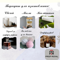 Prof-Royal отдушка парфюмерная Tabac gourmand для свечей, мыла и диффузоров, 50 мл