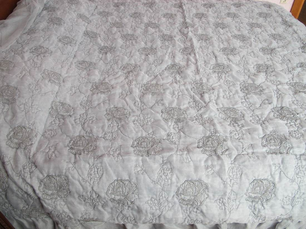 Покрывало 270х270 Arte Pura AP2.984-417 Respiro Old серо-темно-голубой