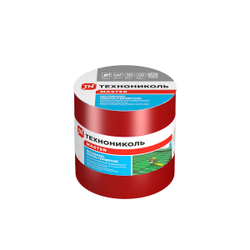Лента-герметик самоклеящаяся Технониколь Nicoband, битумно-полимерная, 10 м x 15 см, красная