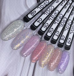 Grattol Gel Opal - Гель с шестигранниками 15мл