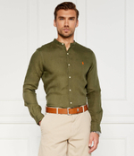 Льняная рубашка POLO RALPH LAUREN - хаки(710906946)