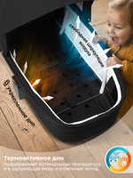 Коляска 4 в 1 Sweet Baby SBL Elegante Therma + автокресло Elegante Plus с базой i-Size ISOFIX DK780 Black