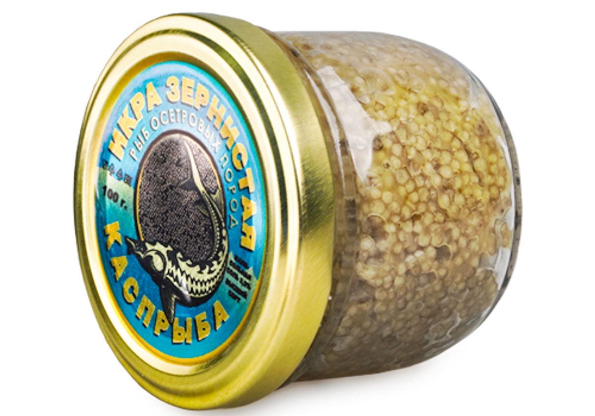 Икра черная народная "Альбинос", 100г