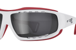 Спортивные очки LiP Typhoon / Gloss White - Red / Zeiss / PA Polarized / Methane Smoke Lens