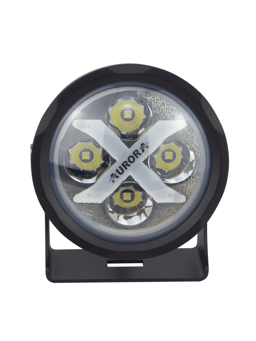 Светодиодные фары дальнего света AURORA 102 мм 40W с RGB подсветкой (комплект 2 шт)
