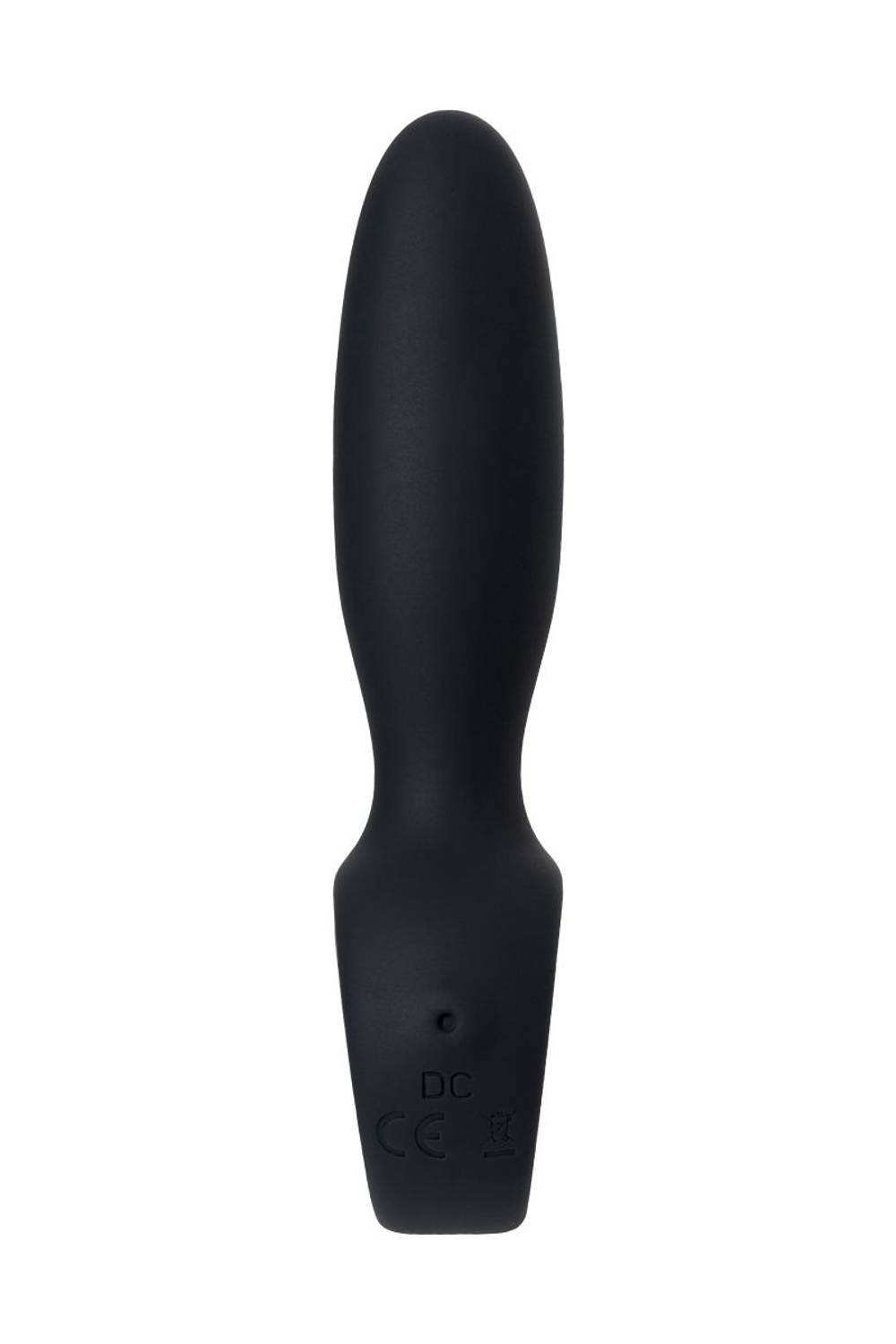 Черный анальный стимулятор Sagitta - 15 см. (Цвет: черный с серебристым)