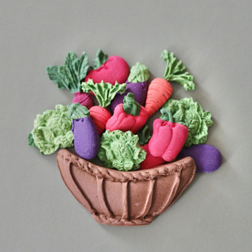 Молд силиконовый "Овощной микс"