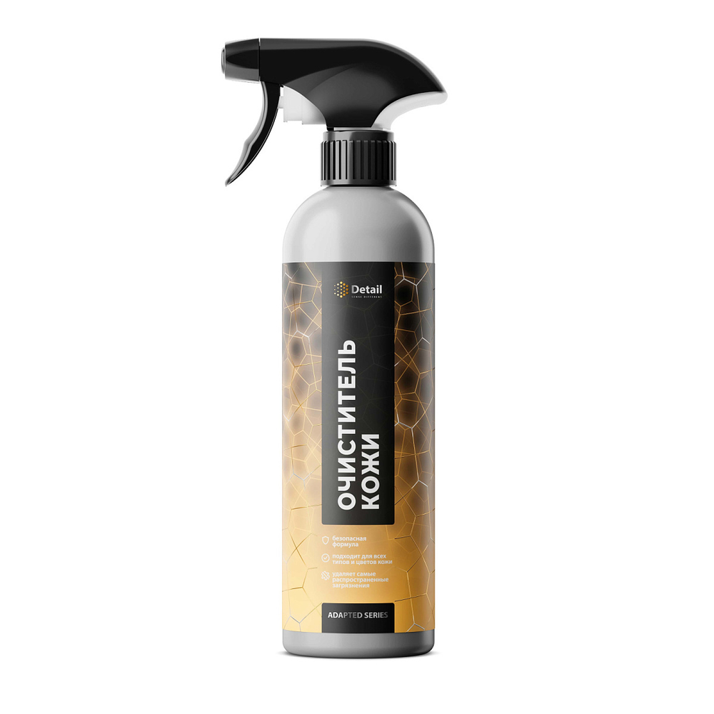 Очиститель кожи Detail Leather Clean Adapter Series, триггер, 500 мл