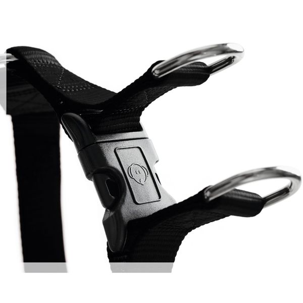 Шлейка для собак, Hunter Smart Ecco Квик S (33-45/35-49 см), нейлон черная