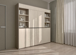 Односпальная кровать трансформер Комбо 2 Лайт с надстройкой