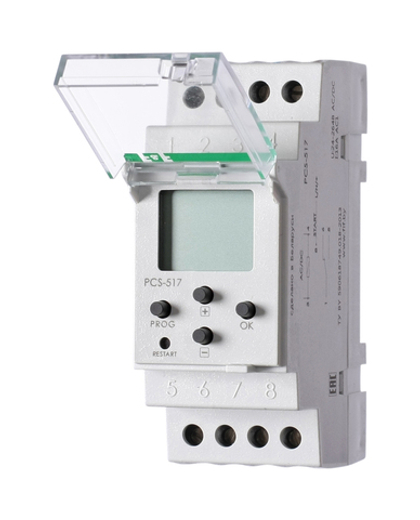 Реле времени PCS-517 16А 24-264В AC/DC 1 перекл. IP20 многофункц. цифр./индикация