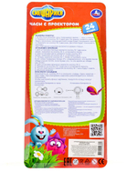 Развивающие часы "Смешарики" с проектором, 24 кадра, цвет в ассорт. (Умка)