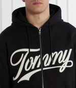 Худи LETTERMAN ZIPTRU EXT Tommy Jeans - черный(DM0DM18415)