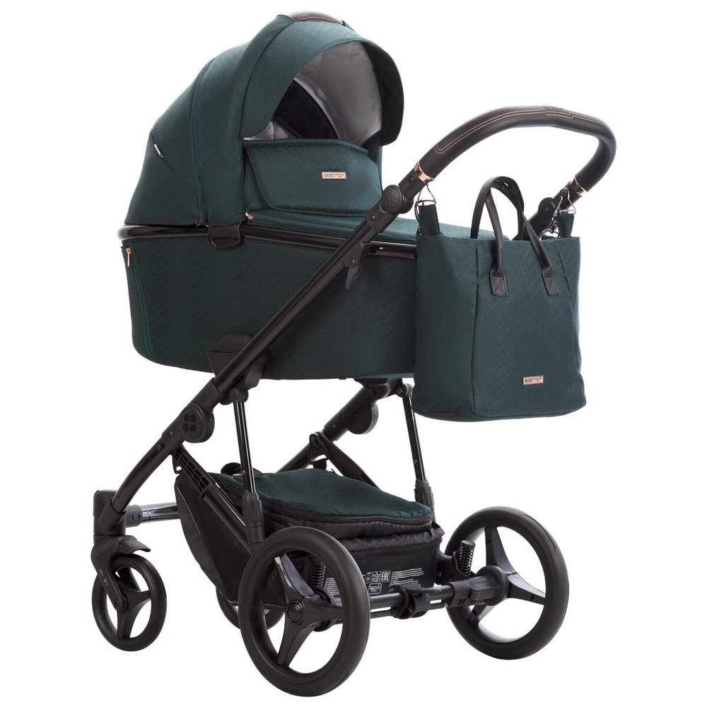 Детская коляска Bebetto Loren Gloss 2 в 1 02 т.зеленый
